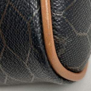 Dior Brown Bag  Honeycomb Crossbody Black Christian Canvas Brown Black